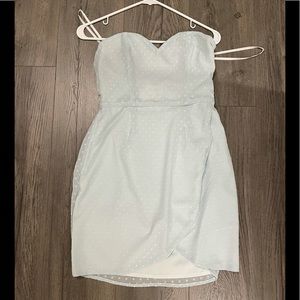 Light blue mini dress. Never worn.